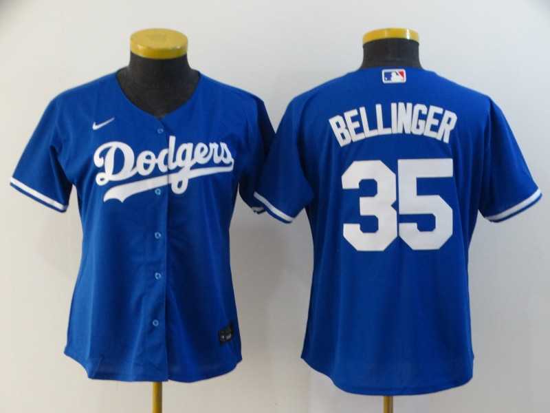 Women Dodgers 35 Cody Bellinger Royal 2020 Nike Cool Base Jersey,We sell and wholesale Women Dodgers 35 Cody Bellinger Royal 2020 Nike Cool Base Jersey on line form chian!